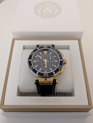 Versace Greca Men's Chronograph VE3L 220000220904 With Box And Papers