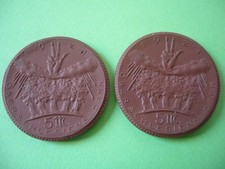 Münzer Meißner Porzellan, Münzen