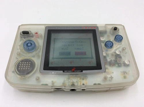 Neo Geo Pocket Color SNK Console Crystal White