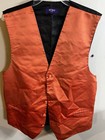 Men's Formal Vests- Fuchsia, Orange, Purple, Green & Silver - lot of 5 — photo 3