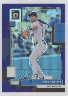 2022 Panini Donruss Optic Purple Pandora Prizm 88/99 Trea Turner #143 0r2f