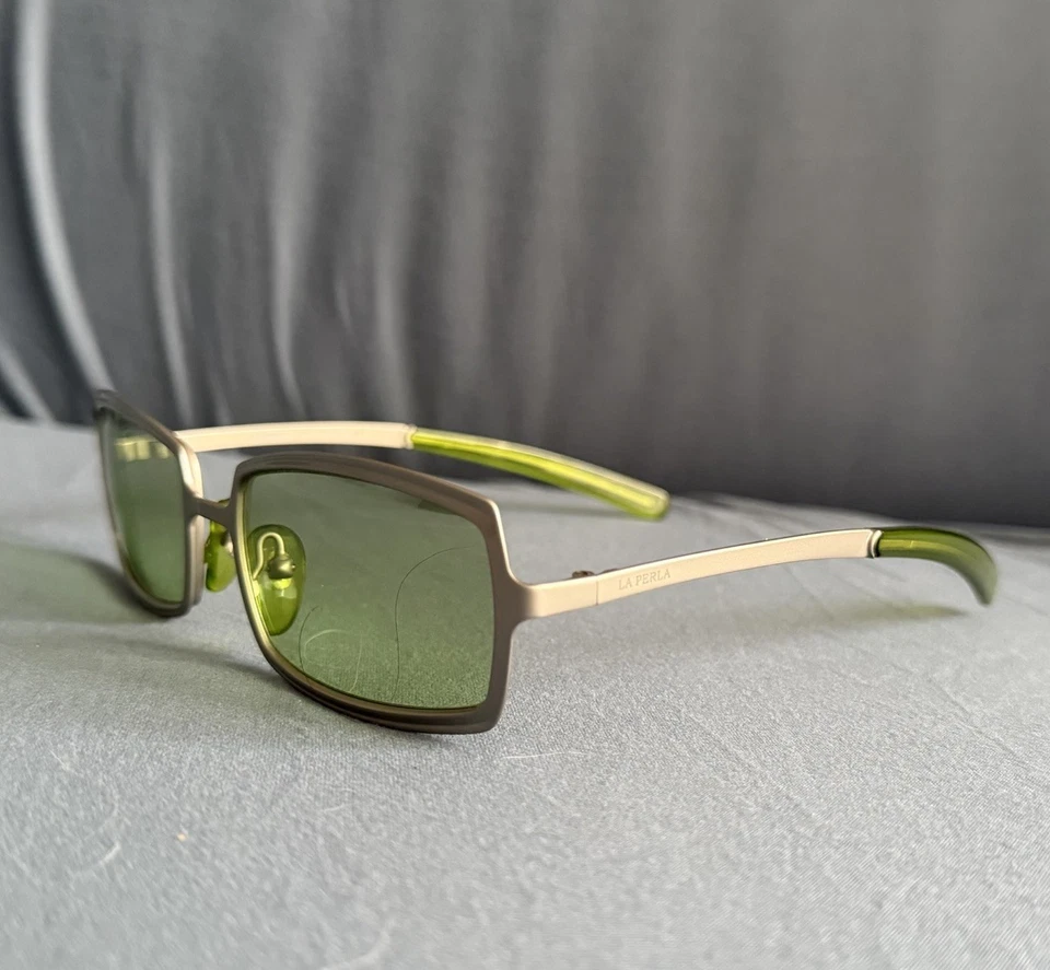 LA PERLA OCCHIALI DA SOLE DONNA ARGENTO/VERDE - Immagine 3 di 4
