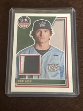 2022 Panini USA Baseball Stars Stripes Baseball Materials John Lash #USAM—JO /25