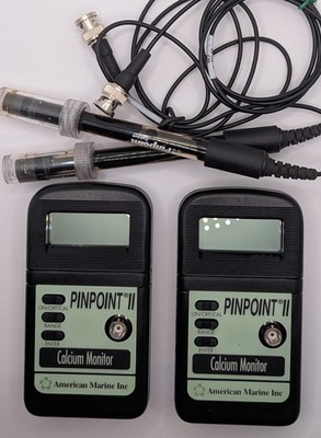 2x American Marine Pinpoint II Calcium Monitors & Probes