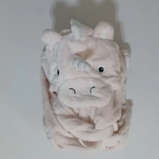 Pottery Barn Kids Unicorn Critter Robe with Hood Small 2T-3T Light Pink NWOT