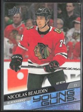2020-21 UD Series 1 Nicolas Beaudin 226 Young Guns RC
