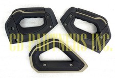 New Original Ford Bronco Interior Set Of 3 Dark Khaki Tan Grab Handles 2021-2025