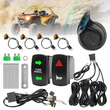 ATV UTV Turn Signal Kit, Universal Street Legal Turn Signal with Toggle