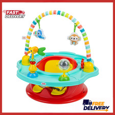 Bright Starts SuperSeat 3 in 1 Baby Seat Activity Feeding Booster Playful Unisex
