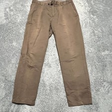 Suitsupply Pleated Pants Mens 32x29 Tessuti Di Sondrio linen blend trouser flaw