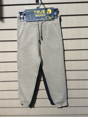 True Indigo 2 Pack Pants 2 Chill Axed Jogger Brown And Black Youth Size 5