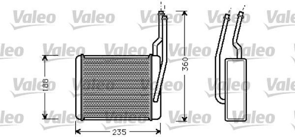 Valeo 812274 WäRmetauscher FüR Innenraumheizung HeizungsküHler Heizung-image
