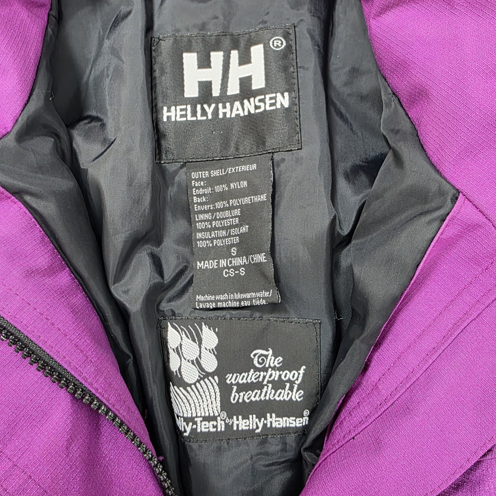 Helly Hansen Tech Jacket Womens Small Hide away H… - image 15
