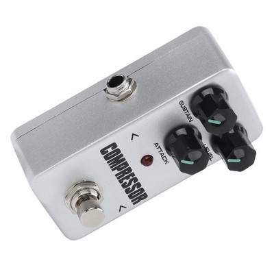 Guitar Compressors Aluminum Alloy Wide Adjustment Range Pedal Mini Instrumen