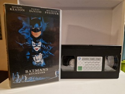 Englische VHS-Videokassette: Batman Returns (1992) Michael Keaton Danny DeVito