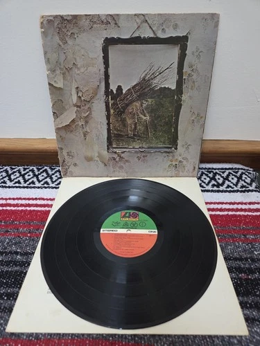 Led Zeppelin IV LP Vinyl Porky Deadwax G+/G+ Player Copy