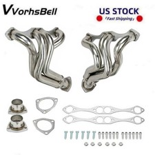 For 55-57 Small Block Chevy Car 150 210 Bel Air V8 4.6 Exhaust Headers Stainless