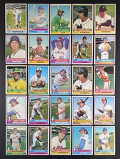 1976 Topps Baseball Set Break 25 Cards