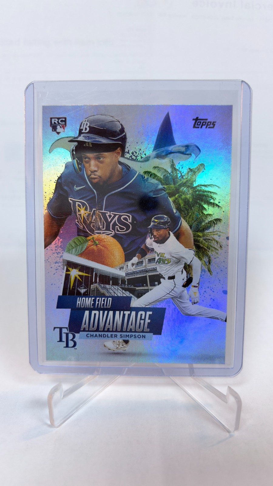 2025 Topps Update Series Chandler Simpson Home Field Advantage RC #HA-50