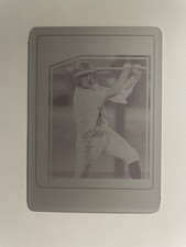Jacob Wilson 2024 Donruss Baseball Rated Rookie Printing Plate #d 1/1 A’s