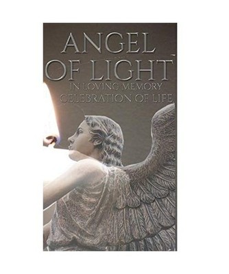 celebration of Life Angel  of light in loving memory  remeberance Journal: celeb