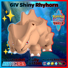 ✨ Shiny Rhyhorn 6IV ✨ Pokemon Sword & Shield 🚀 Fast 🚀