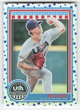 2025 Panini Stars &amp; Stripes USA Baseball #31 Ben Jacobs Stars