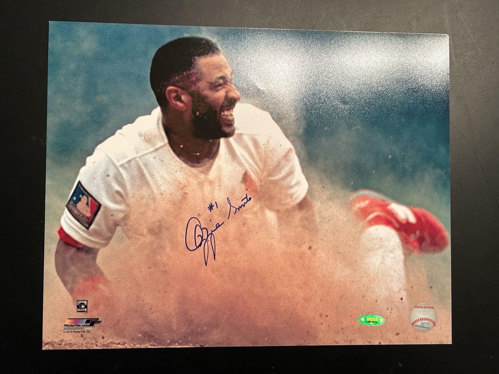 Ozzie Smith Autographed Signed St. Louis Cardinals Photo 11x14 Baseball Tristar 