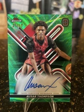 2022-23 Topps Finest-Autographs Ausar Thompson #FA-AUT Green Wave  /99 (AU, RC)