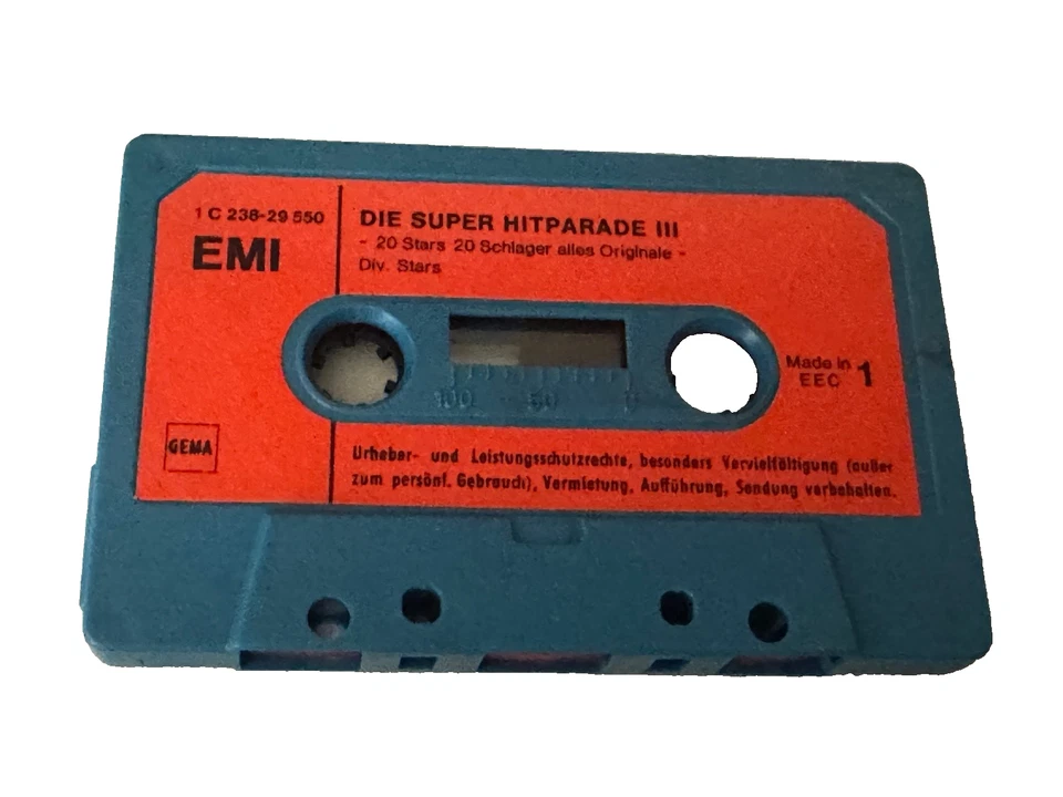 Die Super Hitparade 3 20 Stars 20 Schlager Originale MC Kassette EMI 1C238-29550 - Bild 4 von 4