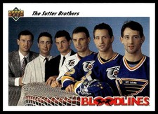 The Sutter Brothers 1991-92 Upper Deck #645