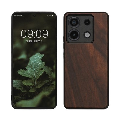 Holz Schutzhülle für Xiaomi Redmi Note 13 Pro 5G Poco X6 5G Hardcase TPU Bumper