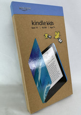 Amazon Kindle Kids 2024 Bundle eReader 16GB 6" Display Whale Cover - Sealed
