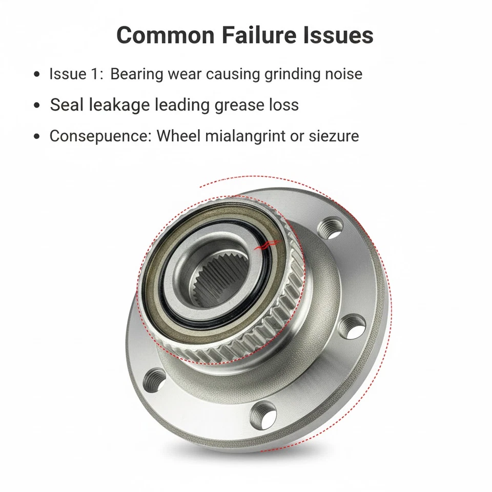 Conjunto de cojinete de cubo de rueda delantera para BMW Z3 Z4 325i 1992-2008 OEM 31226757024 Foto 3 de 4