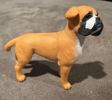 Schleich 2012 #16390 BOXER FEMALE Brown White Dog Figure Retired HTF