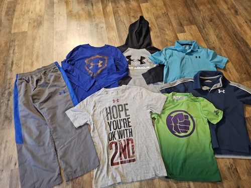 BOYS UNDER ARMOUR CLOTHING CLOTHES LOT SIZE LARGE L YLG - Picture 2 of 13