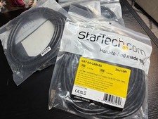 StarTech Cat6a Ethernet Cable 10ft Shielded S...