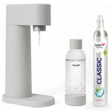 Mysoda Woody Grau - inkl. Wasserflasche und C...