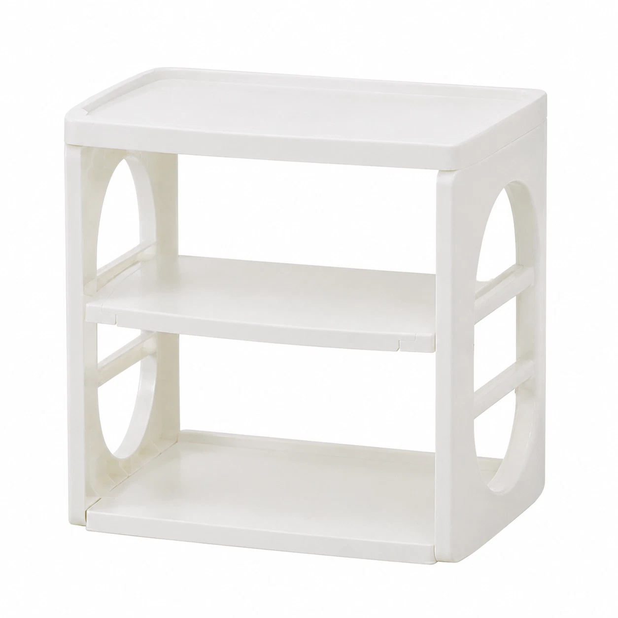 Stackable Kitchen Pot Rack, Adjustable Height No Installation