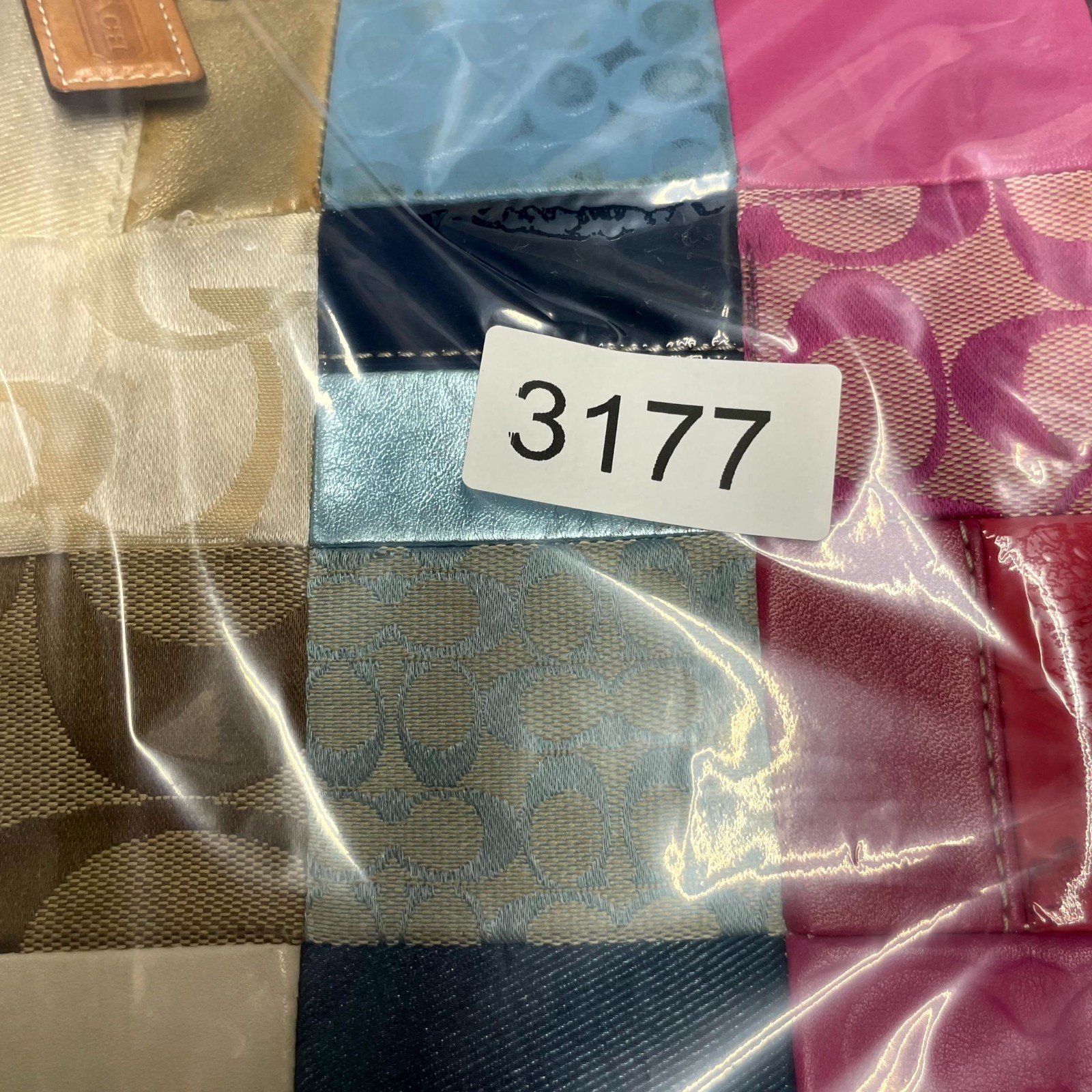 Coach Women's Handbag Multicolor Patchwork Pocket… - image 9