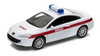 Welly Peugeot 407 Coupe Notarzt Weiß MaßStab 1:34 1:39 4,5 Zoll Diecast Auto