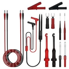 4mm Banana PlugTest Leads Kit Digital Electrical Test Probes Set Fully 13pcs