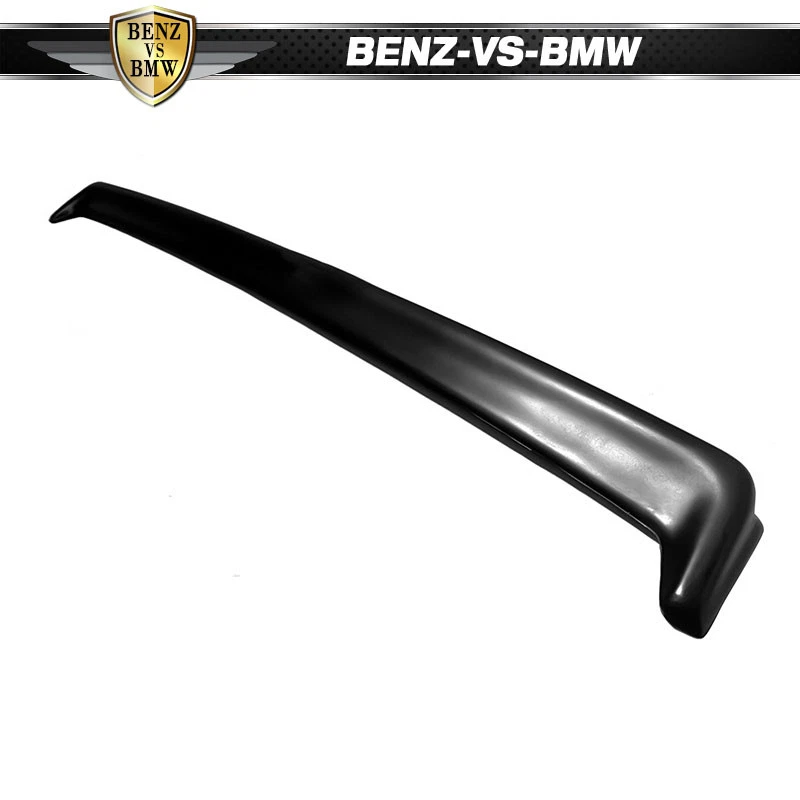 Fits 84-92 BMW E30 3 Series Trunk Spoiler Wing Lip IS Style Unpainted Black PU - Image 2 of 4