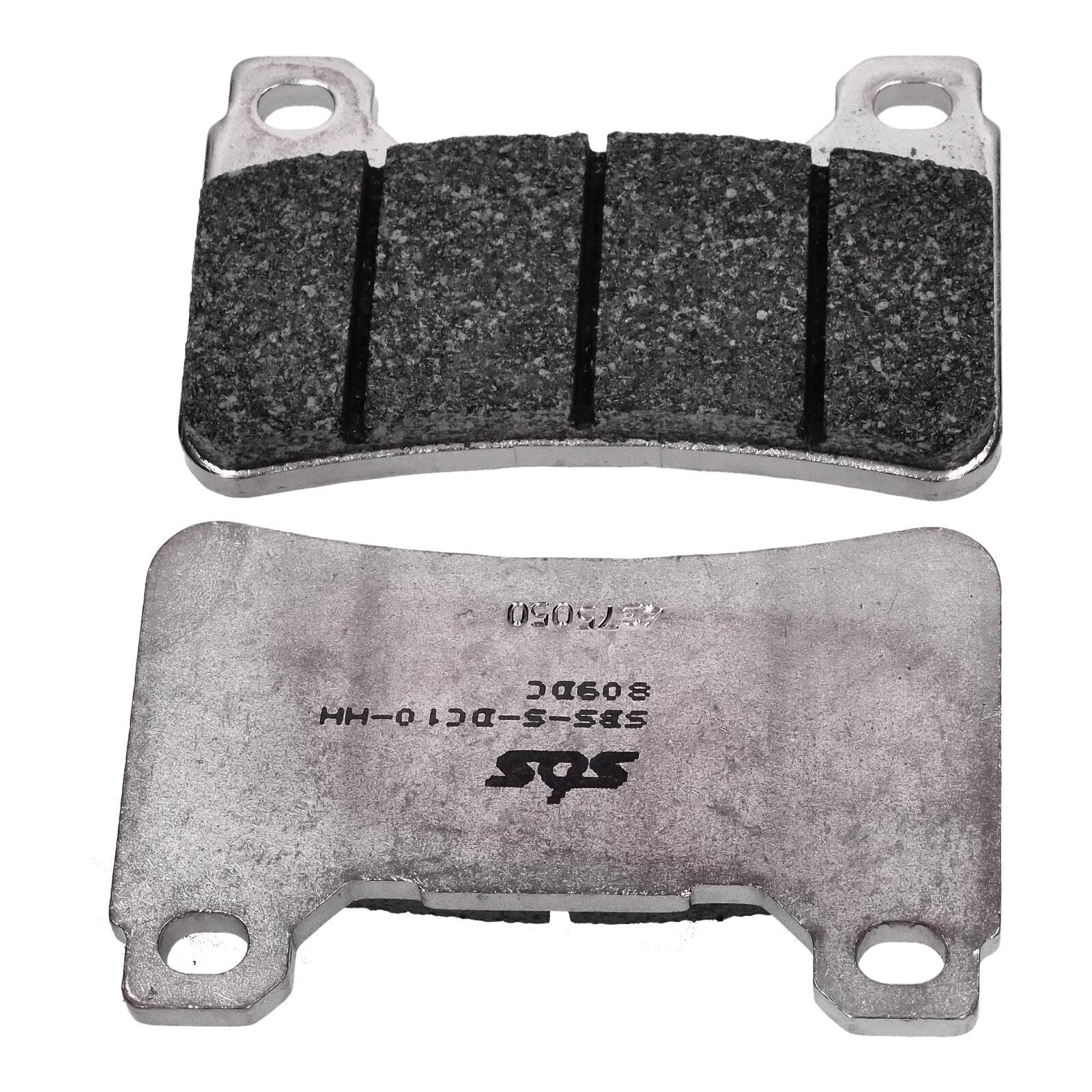 HONDA CBR600RR 2005-2018 SBS Dual Carbon Front Race Brake Pads Pad Set 809DC - Image 7