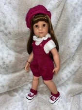 Handgestricktes 4-teiliges Outfit für Götz-Puppen (ca. 42–46 cm)