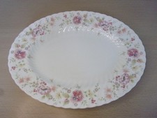 Wedgwood Posy Pattern Large Serving Platter Plate 36cm x 28cm