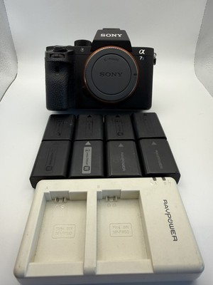 Sony Alpha A7S II ILCE-7SM2 12.2MP Full Frame Mirrorless Camera with batteries 