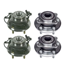Front and Rear Wheel Bearing Hub Assembly Kit for 2009-2018 Dodge Journey W/ABS