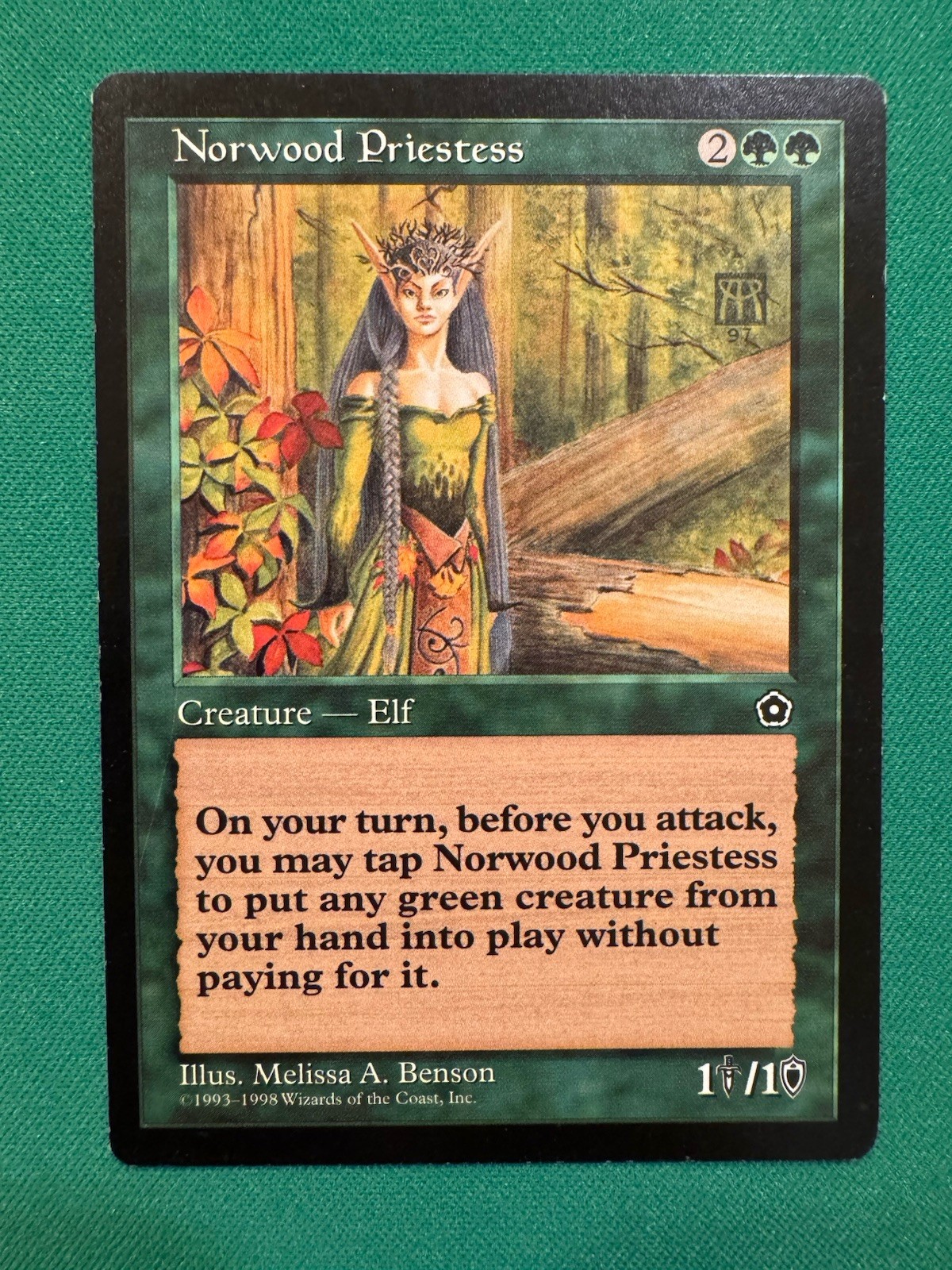 MTG Norwood Priestess - LP - Portal Second Age