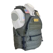 Custom Tactical Adjustable Plate Carrier Breathable Lightweight Protective Vest